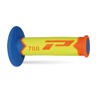 Paire de poignées Pro Grip 788 - orange fluo jaune fluo bleu clair