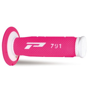 Paire de poignées Pro Grip 791 - blanc fuchsia fluo