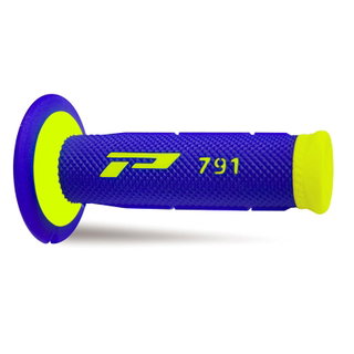 Paire de poignées Pro Grip 791 - jaune fluo bleu