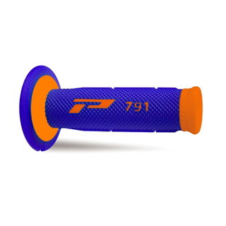 Paire de poignées Pro Grip 791 - orange fluo bleu
