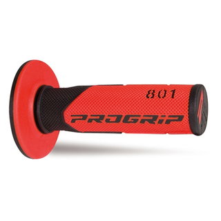 Paire de poignées Pro Grip 801 - noir rouge