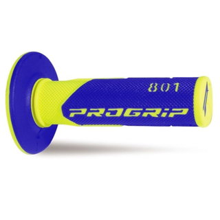 Paire de poignées Pro Grip 801 - jaune fluo bleu
