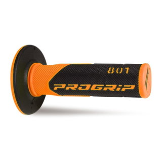 Paire de poignées Pro Grip 801 - orange fluo noir