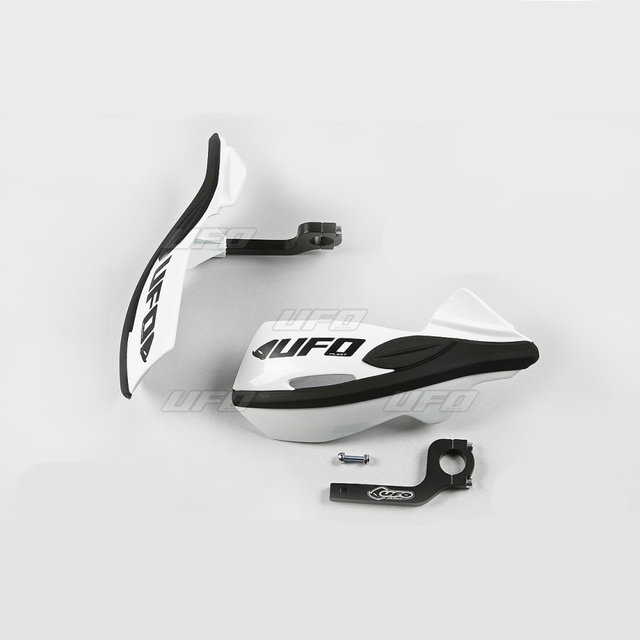 Paire de protège-mains UFO PATROL universel blancs PM01642-041