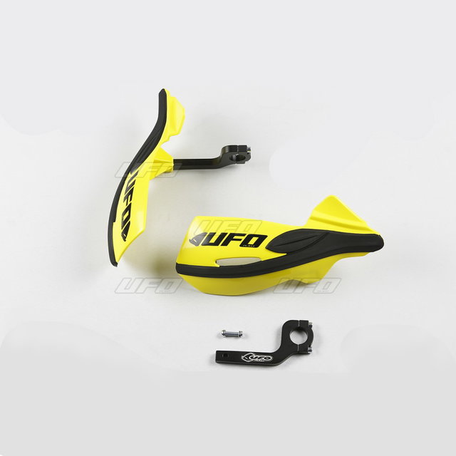 Paire de protège-mains UFO PATROL universel jaunes PM01642-102