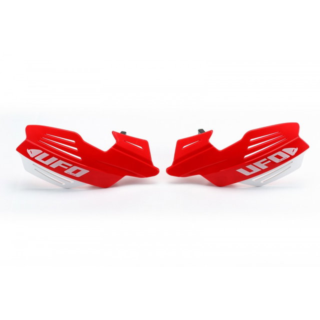 Paire de protège-mains UFO VULCAN universel rouges PM01650-070