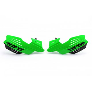 Paire de protège-mains UFO VULCAN universel verts fluo