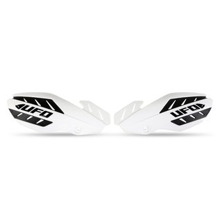 Paire de protège-mains UFO FLAME blancs