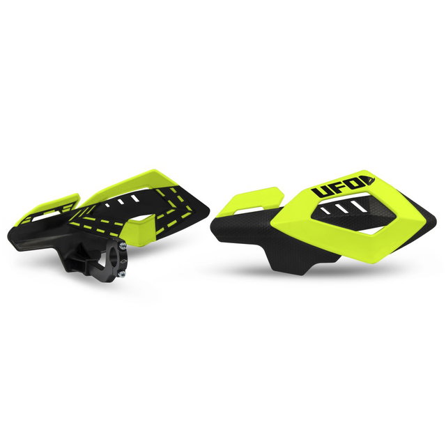 Paire de protège-mains UFO ARCHES universel jaunes fluo PM01658-DFLU