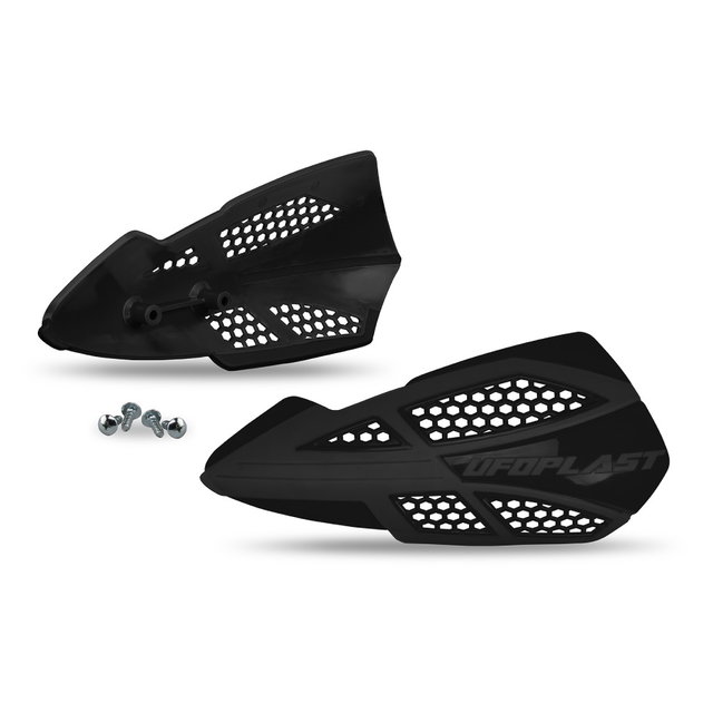 Paire de protège-mains UFO VOYAGER pour fixations de leviers noirs PM01668-001