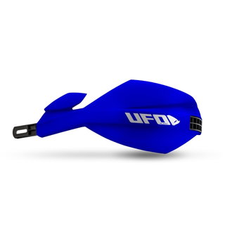 Paire de protège-mains fermés UFO MUGAN pour guidon 28,6 mm bleu