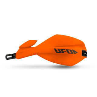 Paire de protège-mains fermés UFO MUGAN pour guidon 28,6 mm orange