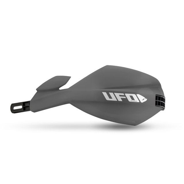 Paire de protège-mains fermés UFO MUGAN pour guidon 28,6 mm grises PM01673-341