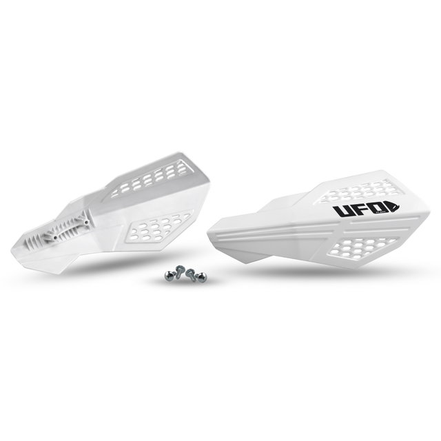 Paire de protège-mains UFO HORUS pour fixations de leviers blancs PM01675-041