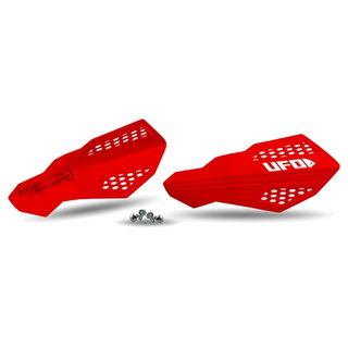Paire de protège-mains UFO HORUS pour fixations de leviers rouges