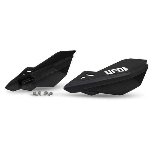 Paire de protège-mains UFO TRAXION pour fixations de leviers noirs PM01676-001