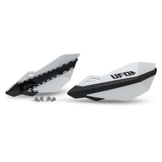 Paire de protège-mains UFO TRAXION pour fixations de leviers blancs
