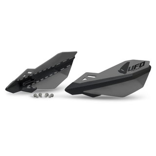 Paire de protège-mains UFO TRAXION pour fixations de leviers grises