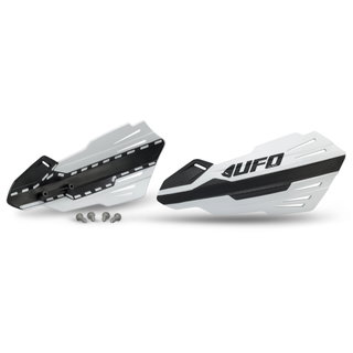 Paire de protège-mains UFO MERCURY pour fixations de leviers blancs