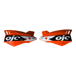 Paire de protège-mains OJC SHARK universel orange