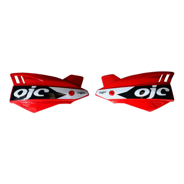 Paire de protège-mains OJC SHARK universel rouges PNSK.R
