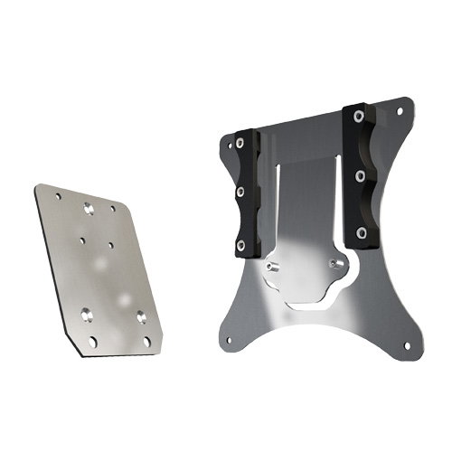 Plaque de plaque d’immatriculation amovible click-clack aluminium PTTGCC