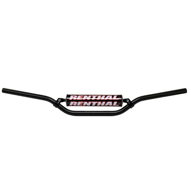 Guidon Renthal 22 mm 7/8 cintrage RC noir R-971-08-BK
