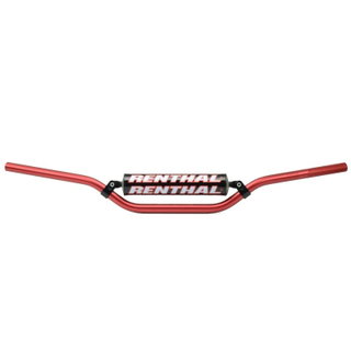 Guidon Renthal 22 mm 7/8 cintrage RC rouge Guidon Renthal 22 mm 7/8 cintrage RC rouge