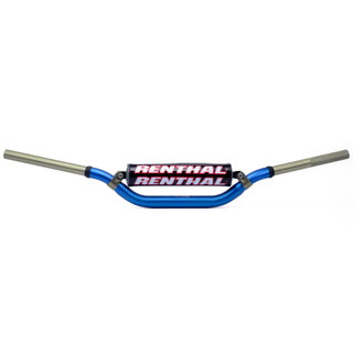 Guidon Renthal 28.6 mm Twinwall cintrage RC bleu Guidon Renthal 28.6 mm Twinwall cintrage RC bleu