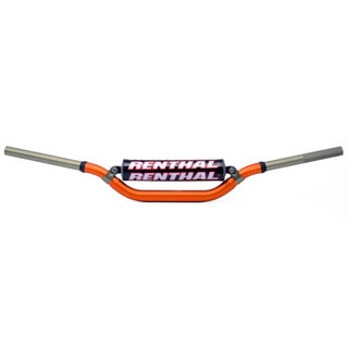 Guidon Renthal 28.6 mm Twinwall cintrage RC orange Guidon Renthal 28.6 mm Twinwall cintrage RC orange