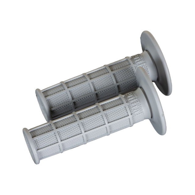 Paire de poignées Renthal Original Full Waffle Soft - gris chiaro R-G092