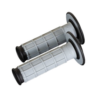 Paire de poignées Renthal Dual Full Waffle - noir gris