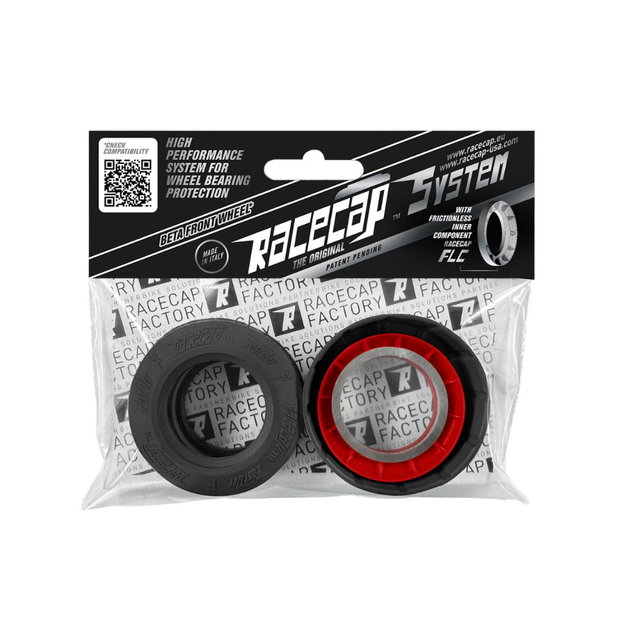 Racecap System Beta RR 125 2T (18-26) noirs avant RCS-FN-B