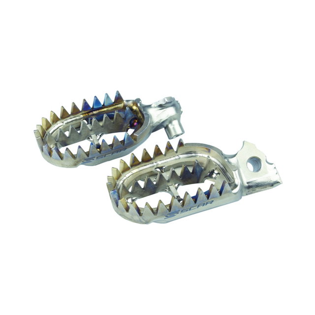 Repose-pieds en titane Scar Yamaha YZ 250 (97-26) Gripper S1516