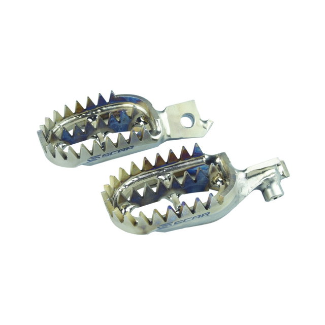 Repose-pieds en titane Scar Suzuki RMZ 250 (10-25) Gripper S4516
