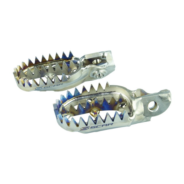 Repose-pieds en titane Scar KTM 150 EXC (20-23) Gripper S5517