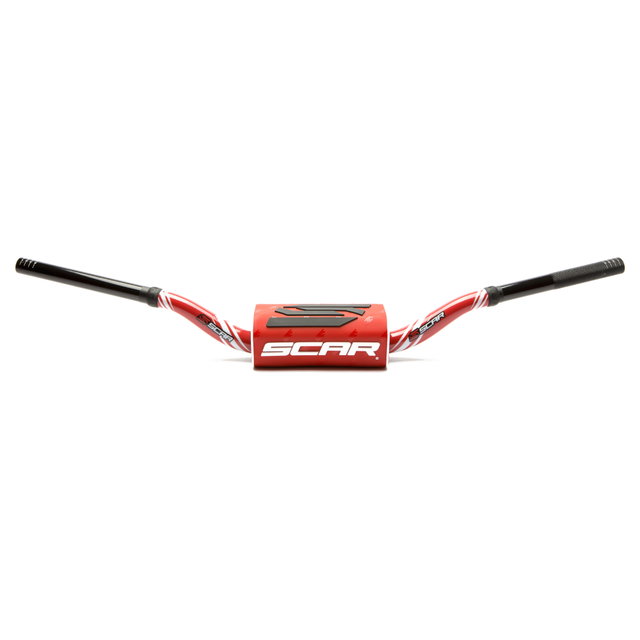 Guidon Scar 28.6 mm O2 Graphic Colour cintrage RC rouge-rouge S9112RD-RD