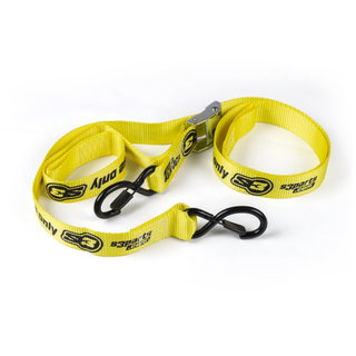 Sangle d'arrimage moto simple Tie Down S3 jaune