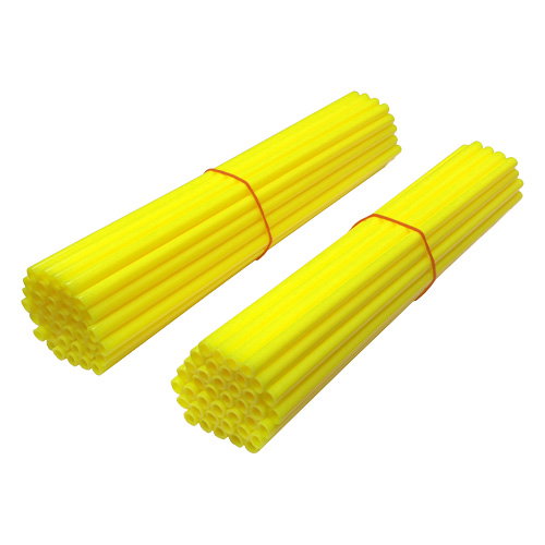 Set de 80 couvre-rayons jaune fluo SKSK.FG