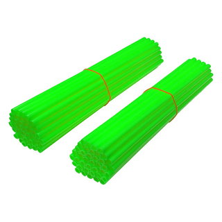Set de 80 couvre-rayons verts fluo