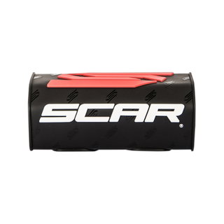 Mousse de guidon Scar noir et blanc - Guidon sans barre transversale Mousse de guidon Scar noir et blanc - Guidon sans barre transversale