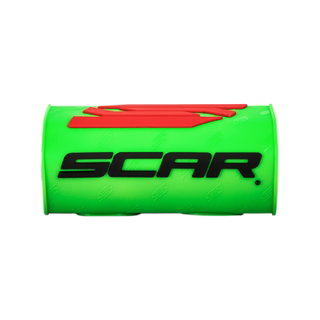 Mousse de guidon Scar vert fluo et noir - Guidon sans barre transversale Mousse de guidon Scar vert fluo et noir - Guidon sans barre transversale