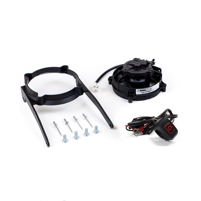 Kit ventilateur de radiateur Husaberg 300 TE (10-14) manuel SPAL SP-RFS-K1-SR