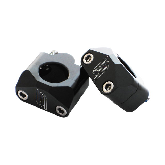 Kit d’adaptateurs pour guidon 28,6 mm sur tés de fourche da 22 mm noirs - Scar SP41B