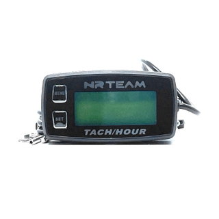 Compteur d’heures et compte-tours inductif universel noir