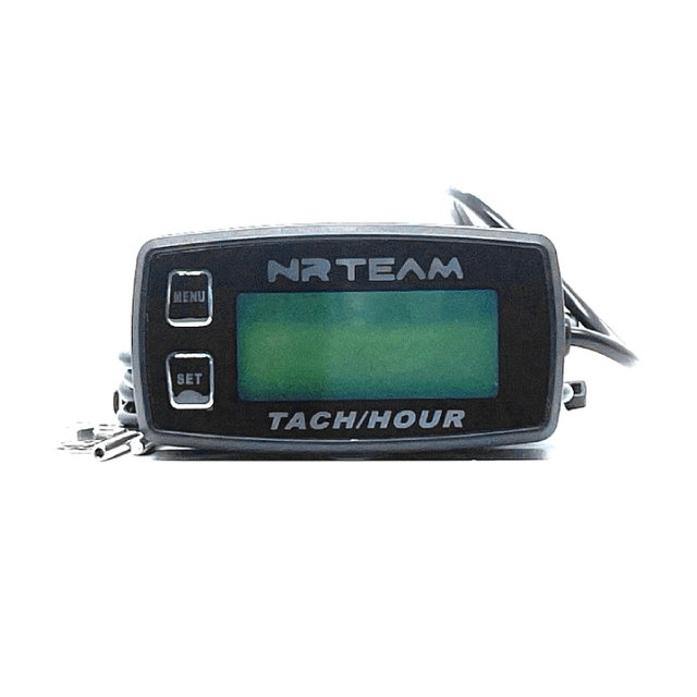 Compteur d’heures et compte-tours inductif universel noir STRZC