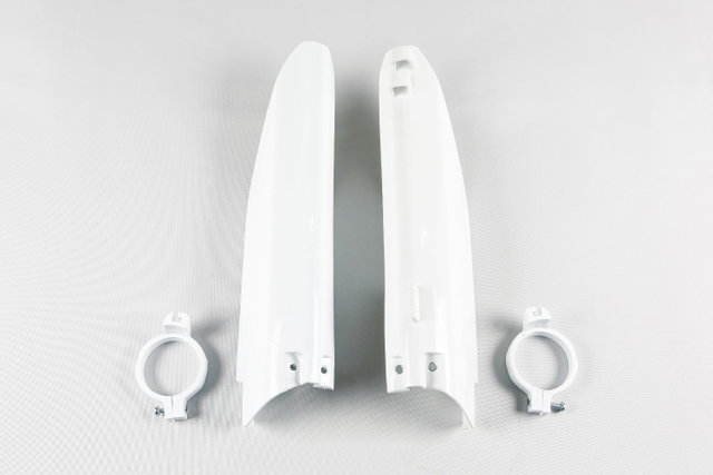 Protecteurs de tube de fourche Suzuki RM 125 (99-03) blancs* SU03905-041