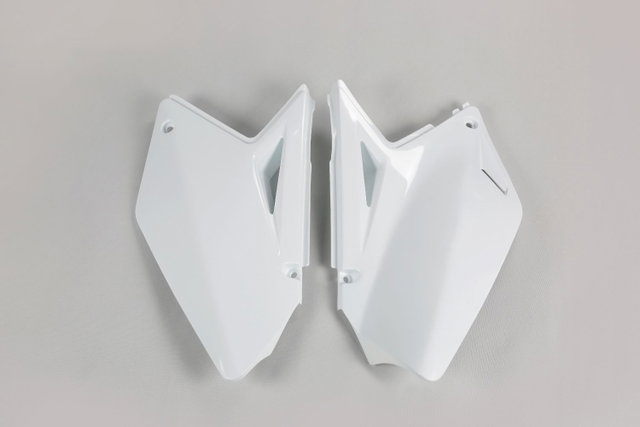 Plaques latérales porte-numéro Suzuki RMZ 250 (07-09) blancs* SU04902-041