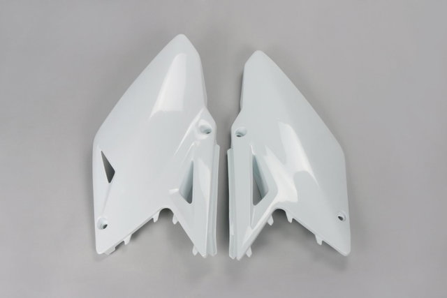Plaques latérales porte-numéro Suzuki RMZ 450 (08-17) blancs* SU04918-041