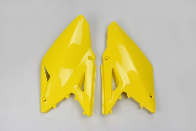 Plaques latérales porte-numéro Suzuki RMZ 450 (08-17) jaunes* SU04918-102